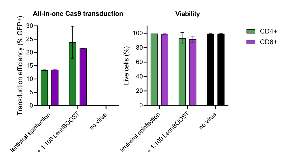 Edit-R T-Cell Transduction with LentiBOOST