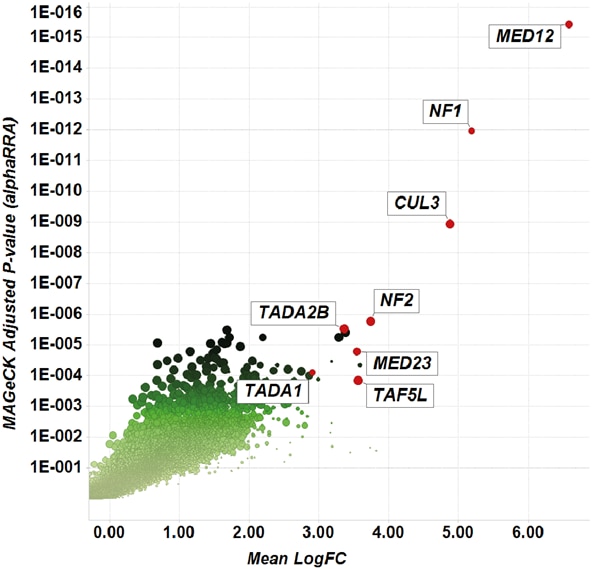 crispr ko graph