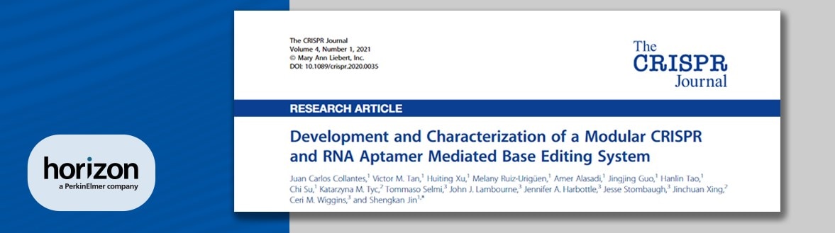 Horizon and Rutgers 2021 CRISPR Journal title screenshot