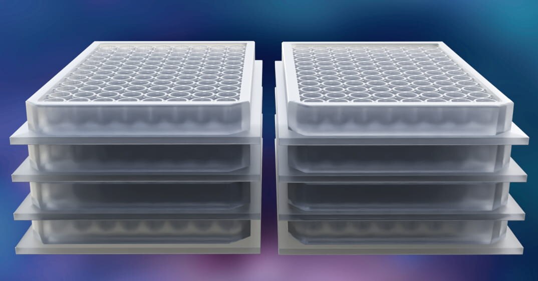 overexpression libraries- stack of microplates