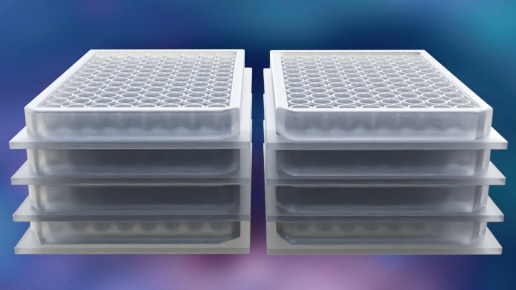 overexpression libraries- stack of microplates