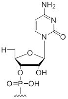 Unit Structure: 5' Terminal 5'-deoxy-ribo-cytidine